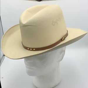 Vintage Viquez Cowboy 10X Western hat size 6 3/4